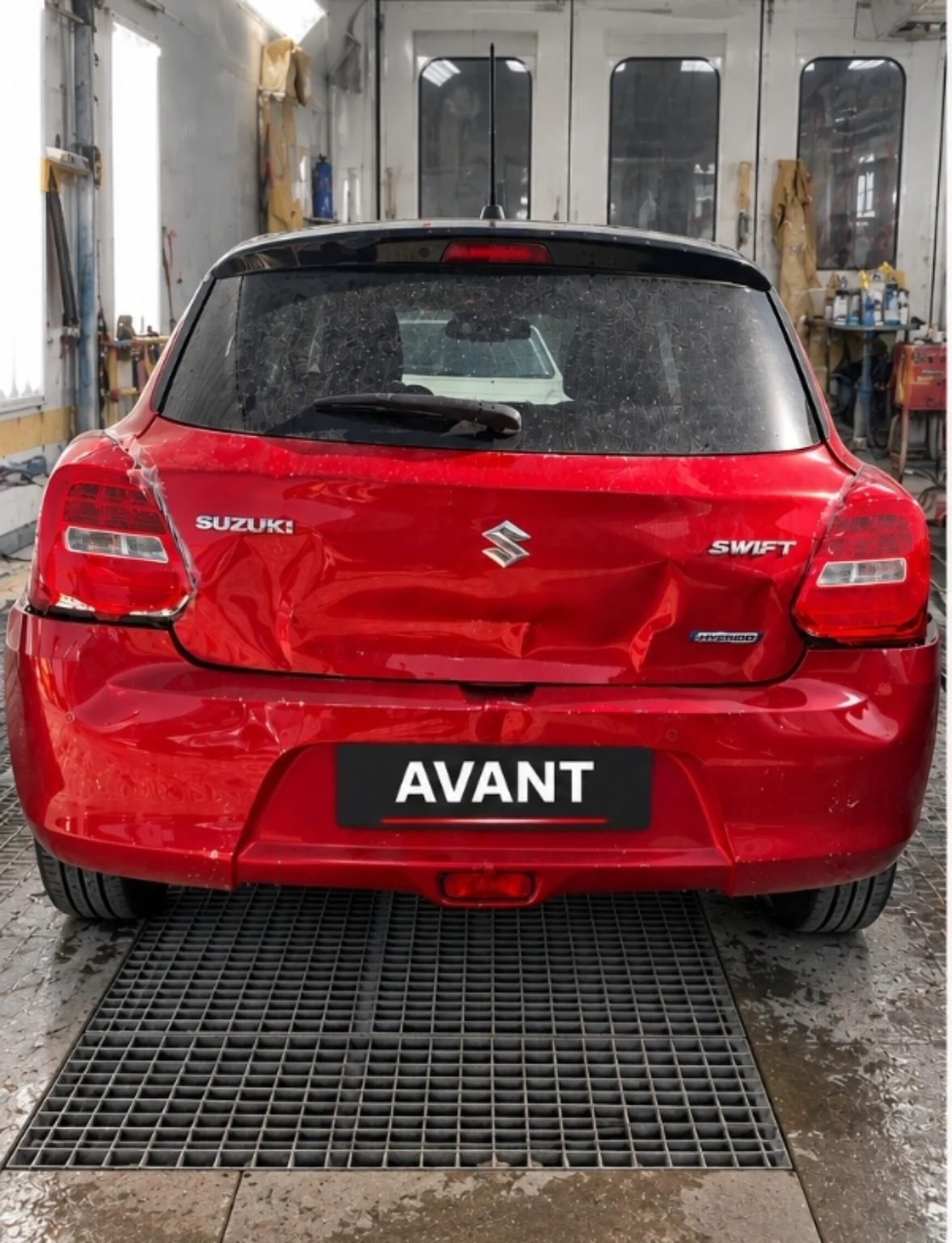 Avant réparation carrosserie