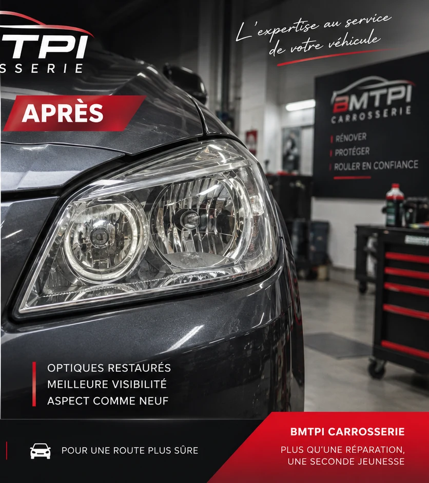 Phare rénové après intervention chez BMTPI